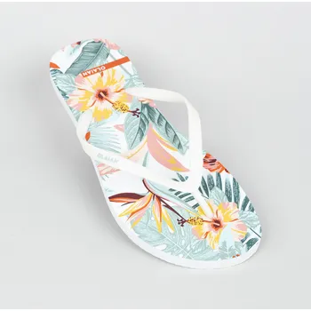 Dámské žabky DECATHLON Dámské žabky 120 Tropical 39/40 BÍLÁ