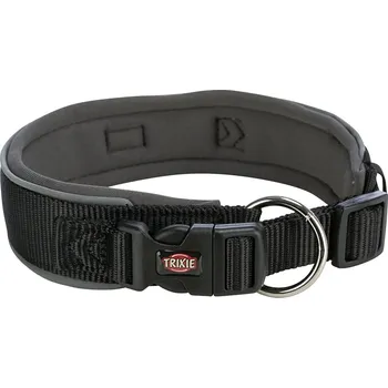 Obojek pro psa Obojek TRIXIE Premium extra široký černá/grafit (L) 5x46-55cm
