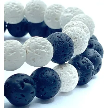 Náramek Náramky pro páry - Yin a Yang Lava