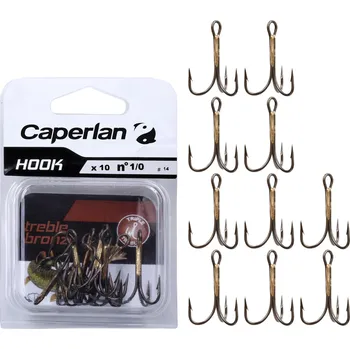 Rybářský háček CAPERLAN Trojháček Hook Bronze 8