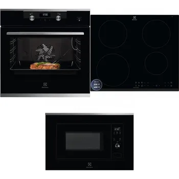 Set domácích spotřebičů ELECTROLUX KODEC75X2 + ELECTROLUX LIR60433B + ELECTROLUX LMS2203EMX