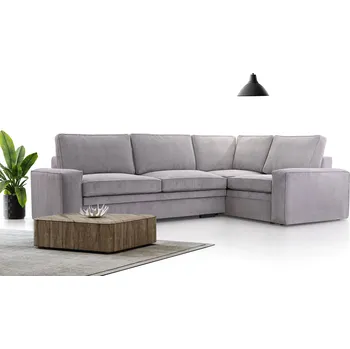 Sedací souprava Rozkládací rohová sedačka CANADA L šedá