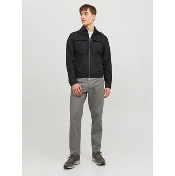 Jack & Jones Bunda z imitace kůže 12213082 Černá Regular Fit M