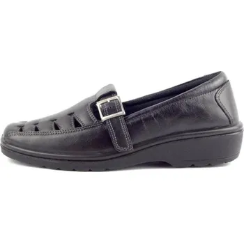 Dámská zdravotní obuv Aurelia polobotky perforované W222 černá, velikost 38