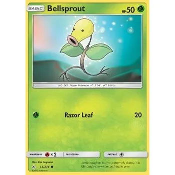Volný čas Pokémon UNB 013/214 Bellsprout - Unbroken Bonds Stav: Excellent, Verze: NORMAL