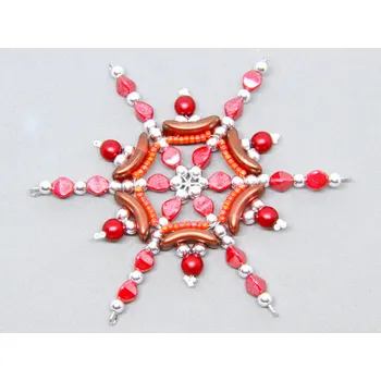 Dětské navlékací korálky Stavebnice vánoční hvězda - Azriel č.1