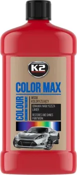 Autovosk K2 Color Max aktivní vosk červený 500 ml