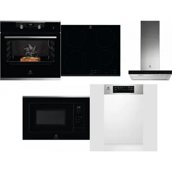 Set domácích spotřebičů ELECTROLUX KODEC75X2 + ELECTROLUX LIR60430 + ELECTROLUX LFT766X + ELECTROLUX LMS4253TMX + ELECTROLUX EEM43300IX