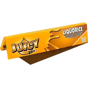 Papírky JUICY JAY'S King Size, Lékořice, 32ks v balení (Papírky JUICY JAY´S KS Lékořice 32ks v balení)