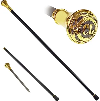 Hůl se skrytou čepelí "GOLD HONORABLE LORD" - 92 cm