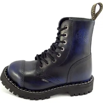 Dámská zimní obuv Steel boty 8 dírek 113/114/O/black modrá, velikost 43