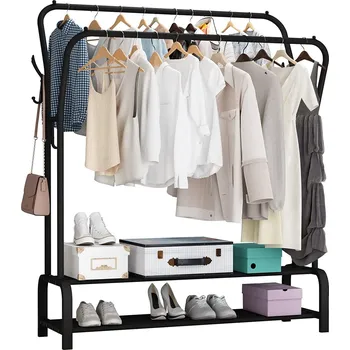 Věšák Věšák na oblečení v černé barvě LARY