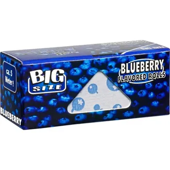 Papírky Juicy Jay's Rolls, Borůvka, 5m v balení (Papírky Juicy Jay´s rolovací Borůvka 5m v balení)