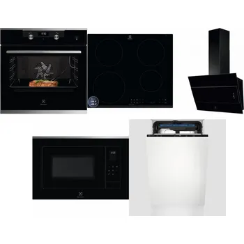 Set domácích spotřebičů ELECTROLUX KODEC75X2 + ELECTROLUX LIR60433B + ELECTROLUX LFV316K + ELECTROLUX LMS4253TMX + ELECTROLUX EEM23100L