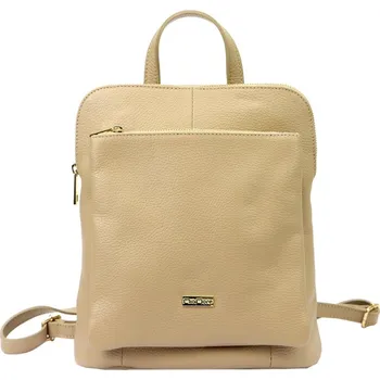Městský batoh Dámský batoh MiaMore 01-044 DOLLARO tmavě béžová + doprava zdarma