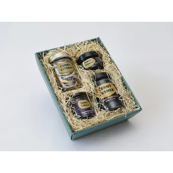 Dárkový potravinový koš Gurmánský dárkový balíček: česnek, cibule, citron, celá ČR