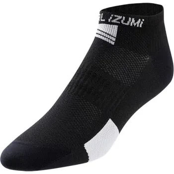 Pánské ponožky PEARL IZUMI ponožky W`S Elite Low black/white - M 4,5 - 6,5 UK