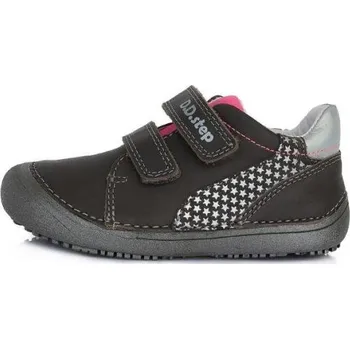 Dámské polobotky Dětská barefoot obuv D.D.step 063 11BL dark grey, velikost 35