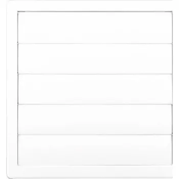 airRoxy PPZ 100 plastová protidešťová žaluzie 170x170 mm, bílá