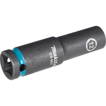 Bit Nástrčná hlavice - nástrčný klíč prodloužený Makita Impact BLACK - vel.12, 81.5mm, 1/2" (E-16433)