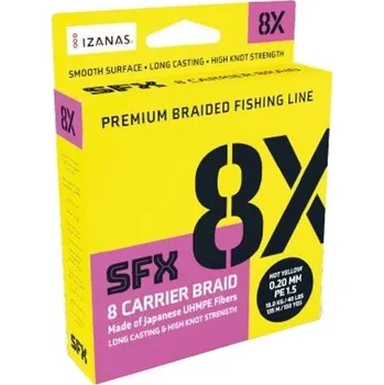 Sufix Splétaná Šňůra SFX 8X Tmavě Zelená 135 m - 0,128 mm 7,3 kg