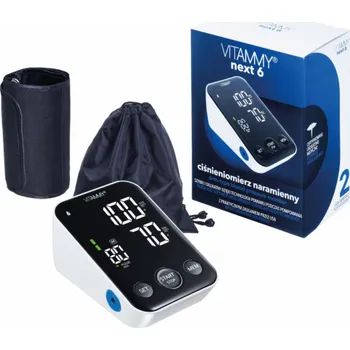 Masážní přístroj Tlakoměr Vitammy VITAMMY NEXT 6 Tlakoměr na paži s manžetou 22-40 cm s měřením při nafukování a hlasovou funkcí -: Standardní