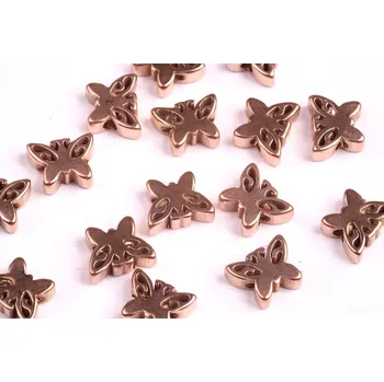 Korálek Korálek ocel rose gold č.59