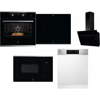 Set domácích spotřebičů ELECTROLUX KODEC75X2 + ELECTROLUX EIV634 + ELECTROLUX LFV316K + ELECTROLUX LMS4253TMX + ELECTROLUX EEM48300IX