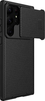 Pouzdro na mobilní telefon Nillkin CamShield S Case pro Samsung Galaxy S23 Ultra černé