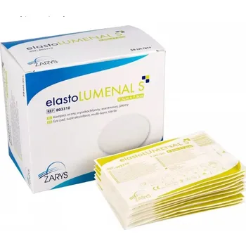 Náplast ZARYS International Group elastoLUMENAL S netkané oční krytí s buničinou, 5,5cm x 7,5cm, sterilní, 50ks
