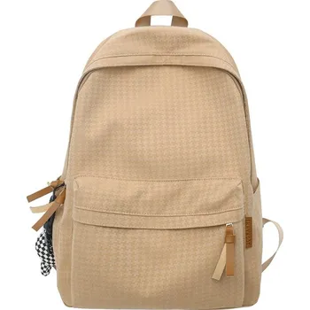 Dámský a Pánský batoh unisex školní TEEN232 Barva: Khaki, Velikost: Bez přívěsku