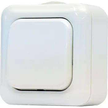 vypínač SCAME Vypínač AQUALINE 1/0 bílá IP44 134.21701.B