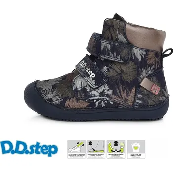 Dívčí polobotky Celoroční obuv DDstep barefoot A063-363 CM Royal Blue dívčí Velikost: 30