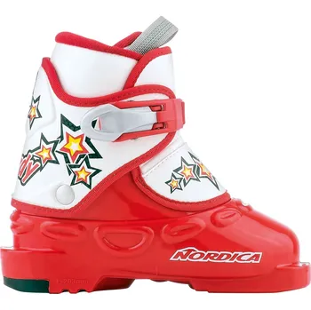 Sjezdové boty Lyžařské boty Nordica NORDY, červená Mondo point | Orientační EUR: 140 mm | 23 1/2 EUR
