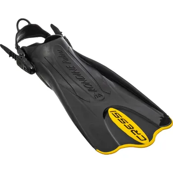 Ploutve CRESSI Ploutve na šnorchlování Palau SAF černo-žluté S ČERNÁ|ŽLUTÁ