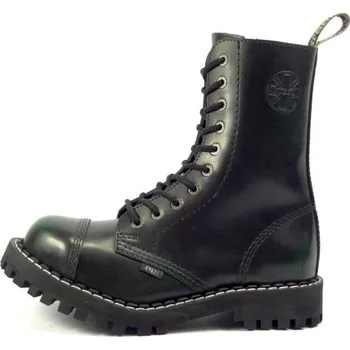 Dámská zimní obuv Steel boty 10 dírek 105/106/O/black zelená, velikost 36