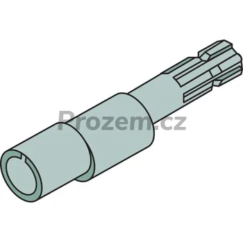 Vysokotlaký čistič Hřídel Ø 25 mm pro Annovi Reverberi AR 165, AR 250