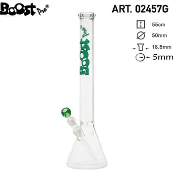 Skleněný bong Boost Pro Beaker Glass, 55cm (Skleněný bong Boost Pro Beaker Glass - 55cm)