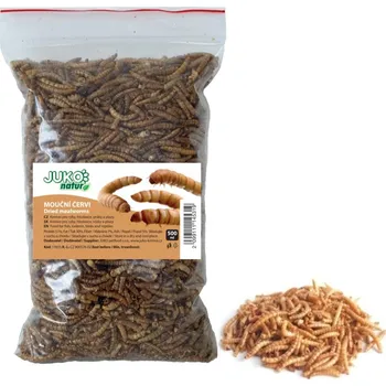 Krmivo pro terarijní zvíře JUKO petfood Mouční červi