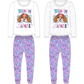 Chlapecké pyžamo Paw Patrol - Tlapková patrola -Licence Dívčí pyžamo - Paw Patrol 52041950, šedý melír / fialková Barva: Šedá, Velikost: 98