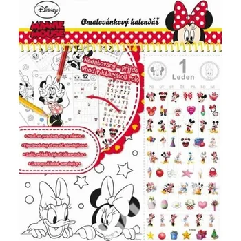 omalovánky Jiri Models Nedatovaný kalendář Minnie s obrázky k vybarvení