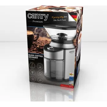 Mlýnek na kávu Camry CR 4443 mlýnek na kávu Černá, Stříbrná