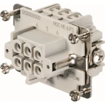 Elektrický konektor WEIDMÜLLER Konektor HDC HE 6 FS zásuvka 1200200000