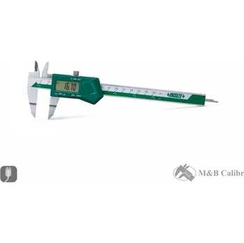 Posuvné měřítko Digitální posuvné měřítko 0-200/0,01 mm se zúženými spodními rameny INSIZE