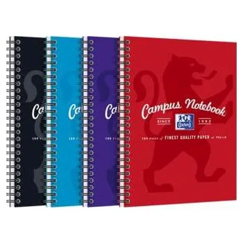 Blok Kroužkový blok Oxford Campus A5+ linkovaný - 50 listů