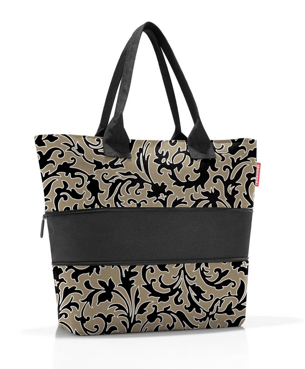Reisenthel Shopper E1 - Expandable Tote Bag For Groceries, Converts From Compact To Large Capacity