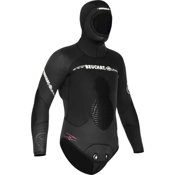 Neoprenový oblek BEUCHAT Pánská bunda na podmořský rybolov Espadon Competition neopren 7 mm S ČERNÁ