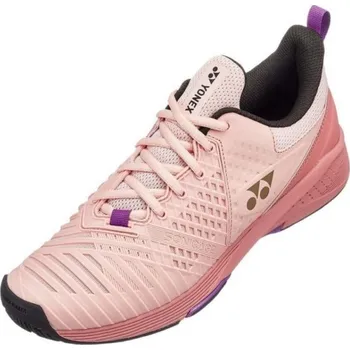 Dámská tenisová obuv TENISOVÁ OBUV YONEX SONICAGE 3 WOMEN, PINK BEIGE Velikost: 37,5