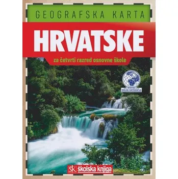 Sběratelská karetní hra Geografska karta Hrvatske 4 r. (HR)