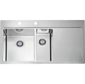 Nerezový dřez Alveus PURE 60 nerez odkap vpravo